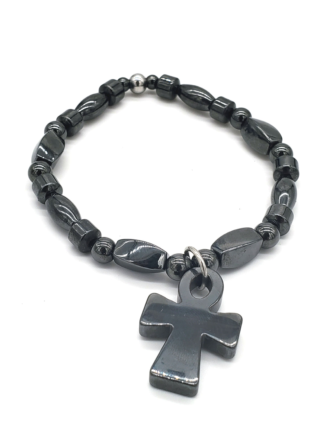 HEMATITE ANKH BRACELET